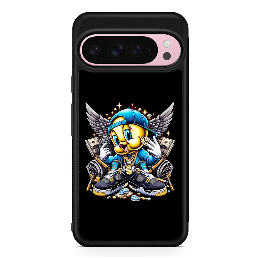 Tweety Bird Rich Google Pixel 9 Pro XL Case | Protective Cover