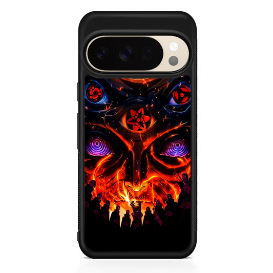 Naruto Akatsuki Clan Eyes Google Pixel 10 Pro XL Case | Slim Google Pixel 10 Pro XL Protective Case