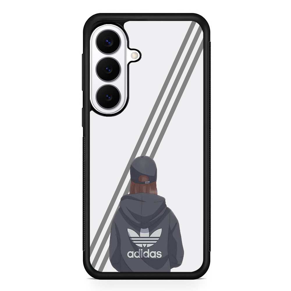 Adidas Girl Hype Stripe Samsung Galaxy S26 Plus Case | Lightweight Protective Cover for Galaxy S26 Plus