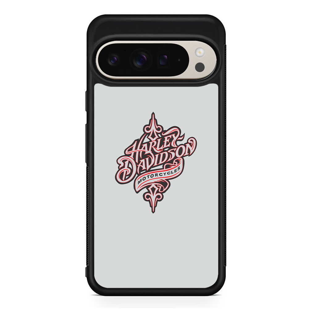 Harley Davidson Soft Grey Google Pixel 9 Pro Case | Slim Protective Cover