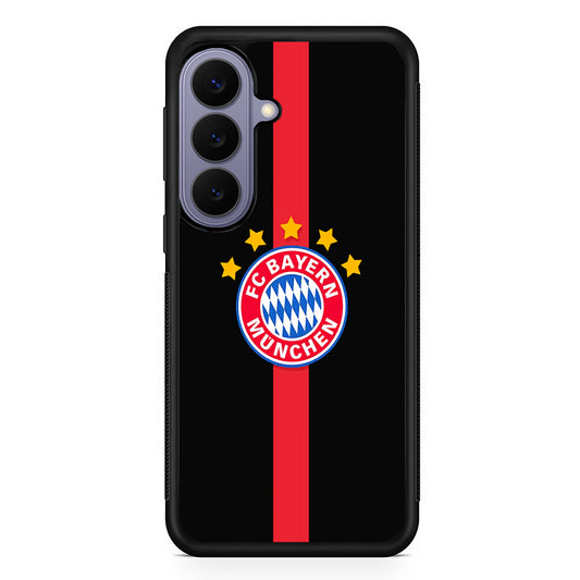 Bayern Munchen Stripe Red Samsung Galaxy S26 Case | Durable Rubber Case for Samsung Galaxy S26