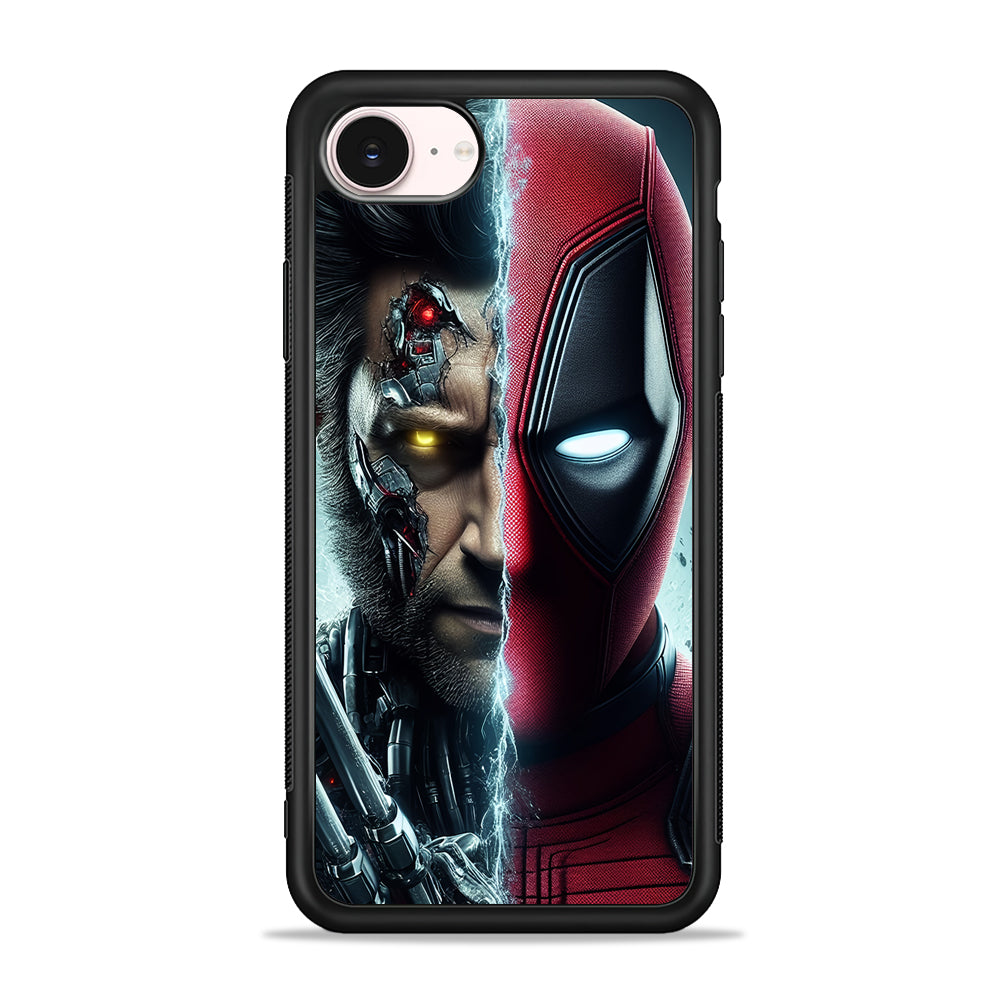 Deadpool and Wolverine Cooperation iPhone 17e Case - Silicone Case