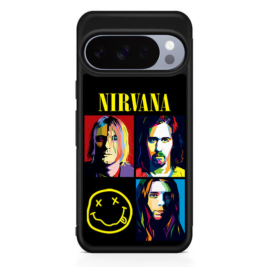 Nirvana Member Pop Art Google Pixel 10 Pro Case | Slim Google Pixel 10 Pro Rubber Case