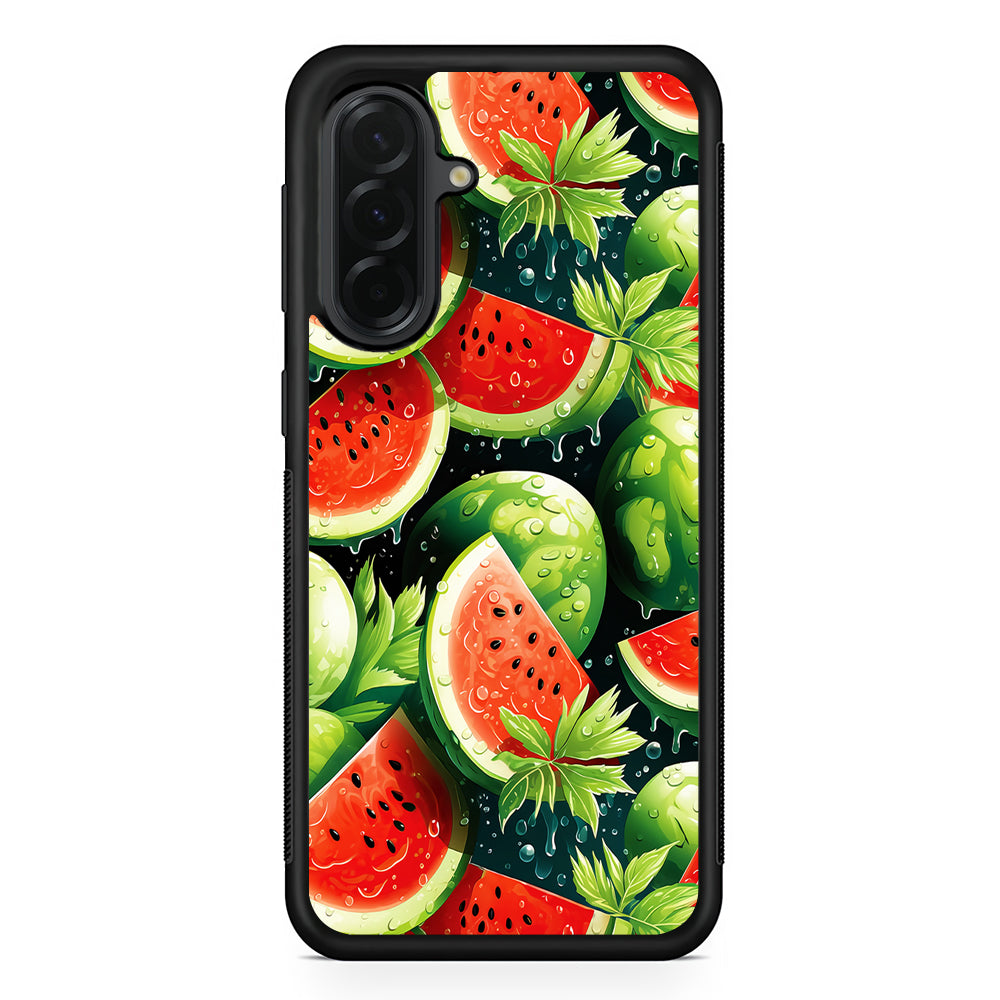 Watermelon Summer Fresh Fruit Samsung Galaxy A36 Case | Protective Rubber Cover