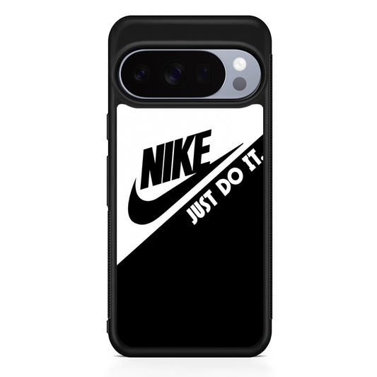 Nike White Black Combination Google Pixel 10 Pro Case | Protective Google Pixel 10 Pro Cover