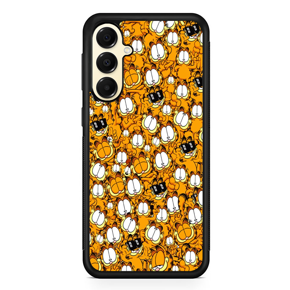 Garfield Cartoon Collage Samsung Galaxy A16 Case | Slim Rubber Samsung Galaxy A16 Case