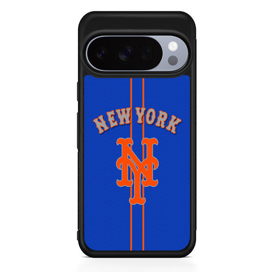 MLB New York Mets Team Google Pixel 10 Pro Case | Slim Google Pixel 10 Pro Rubber Case