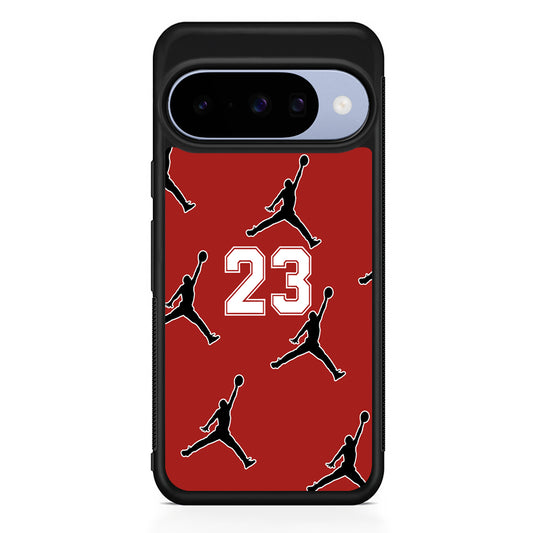 Air Jordan Red Scarlet Google Pixel 10 Case | Google Pixel 10 Rubber Protective Case