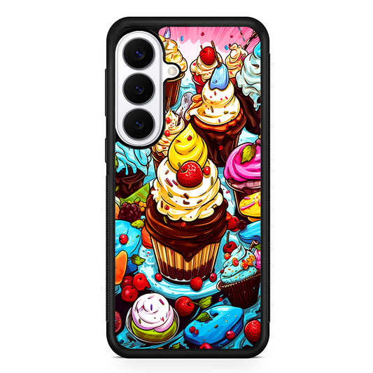 Sweet Desserts Food Doodle Samsung Galaxy S26 Plus Case | Slim Protective Cover for Samsung Galaxy S26 Plus