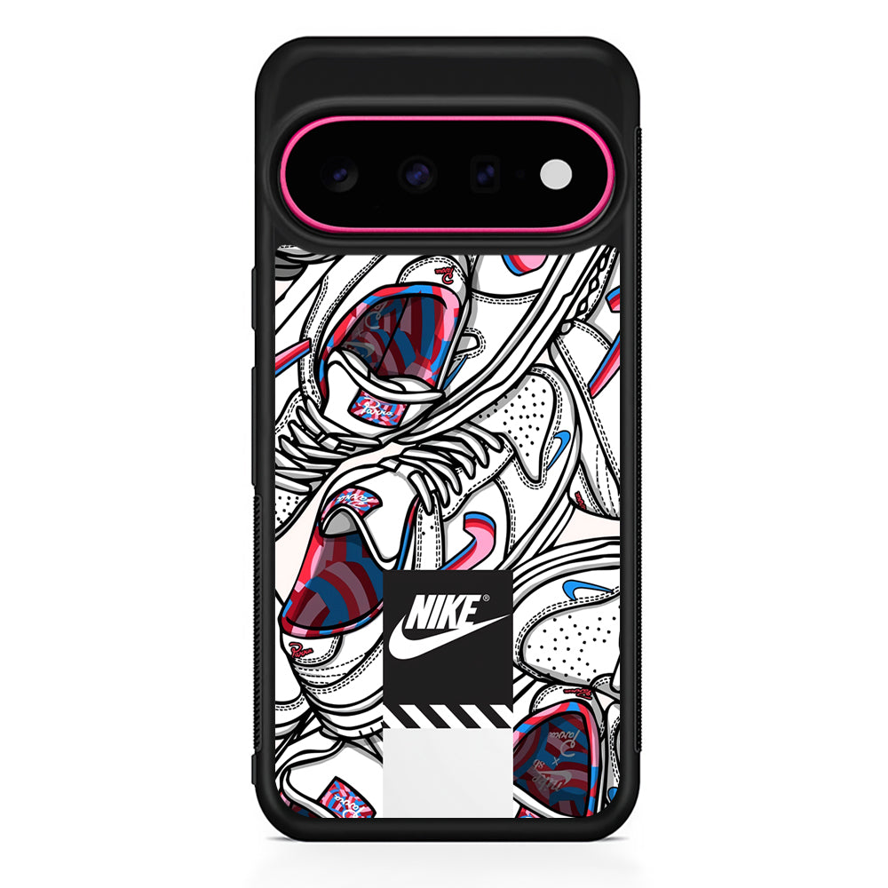 Nike Rainbow in White Cloud Google Pixel 11 Case - Stylish Protective Phone Case