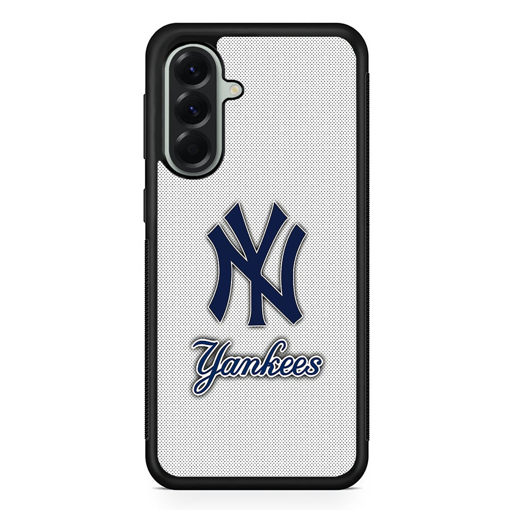 MLB New York Yankees Team Samsung Galaxy A56 Case | Samsung Galaxy A56 Protective Rubber Case