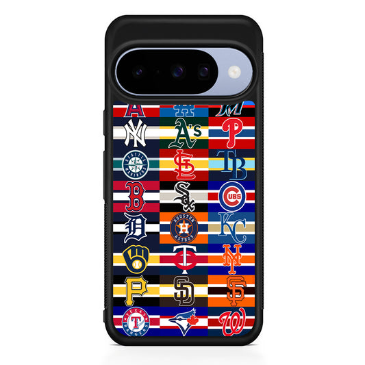 All MLB Teams Jersey Google Pixel 10 Case | Google Pixel 10 Rubber Protective Case