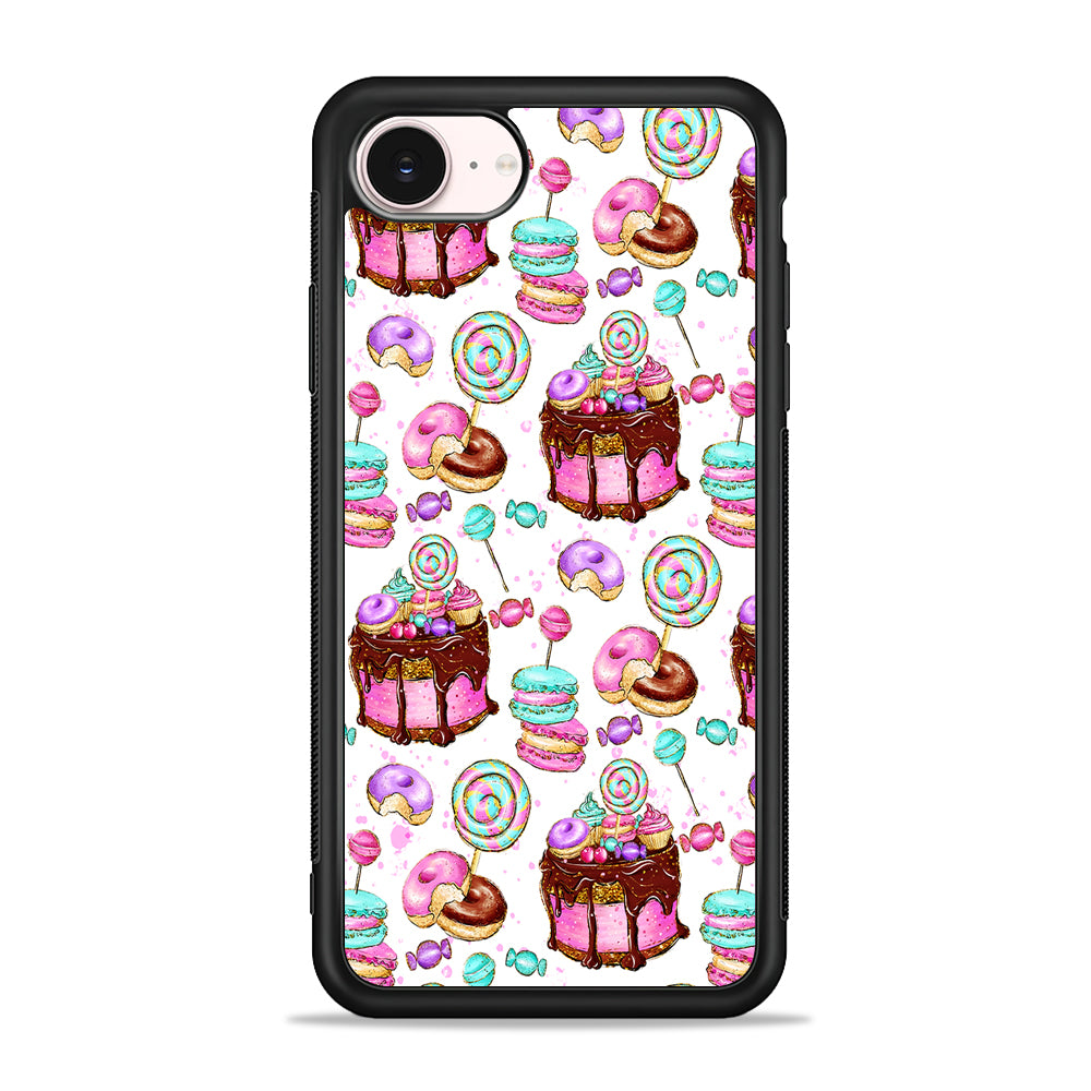 Delicious Donuts Cakes Candy iPhone 17e Case - Silicone Case