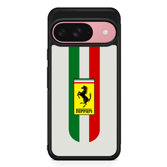 Ferrari Sense of The Powers Google Pixel 9 Case | Google Pixel 9 Protective Rubber Case