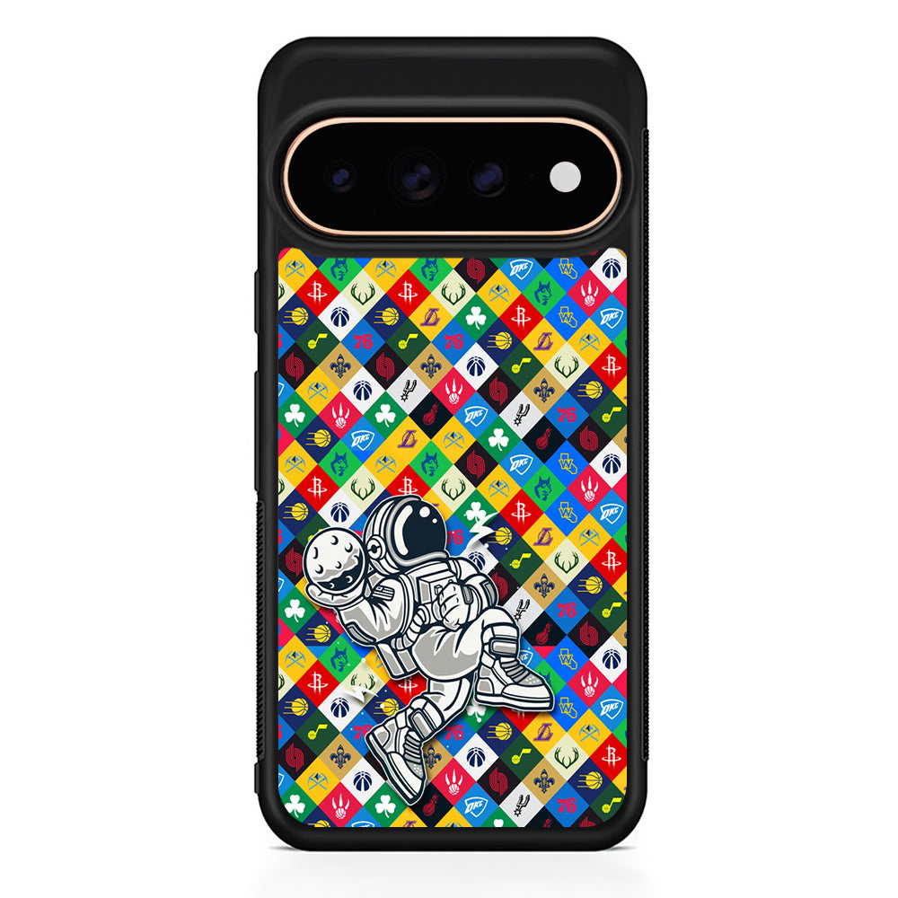 Astronauts Basketball Team Logo Google Pixel 11 Pro Case - Stylish Protective Phone Case