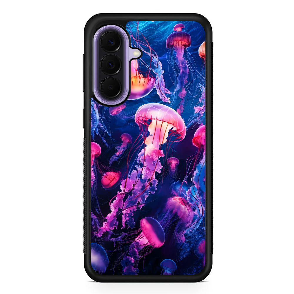 Jellyfish Drifting in The Ocean Samsung Galaxy A57 Case | Slim Samsung Galaxy A57 Rubber Case