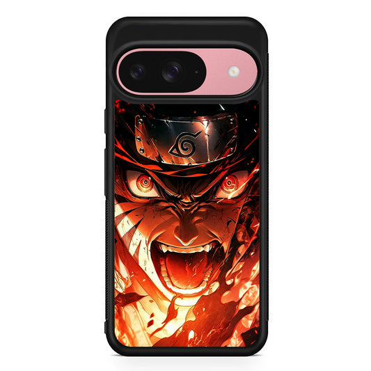 Naruto Uzumaki Goes Berserk Google Pixel 9 Case | Google Pixel 9 Protective Rubber Case