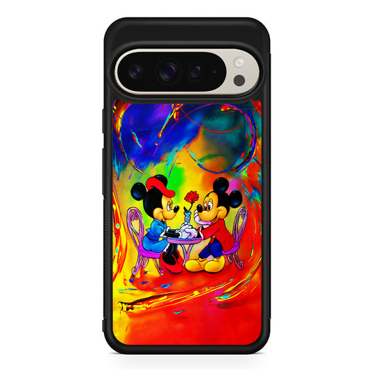 Mickey and Minnie Valentines Day Google Pixel 9 Pro Case | Slim Protective Cover