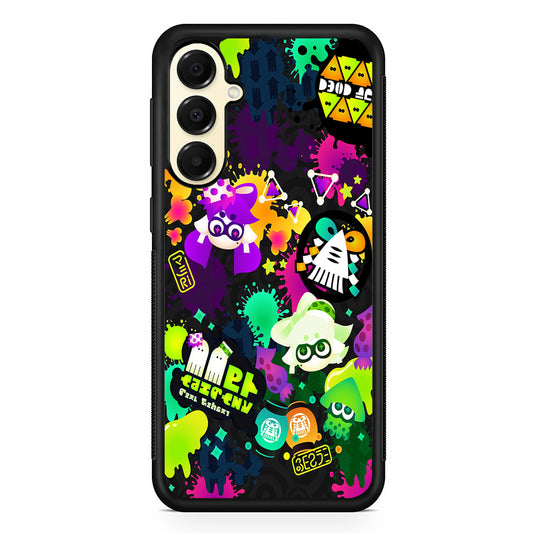 Splatoon Squid Graffiti Samsung Galaxy A16 Case | Slim Rubber Samsung Galaxy A16 Case