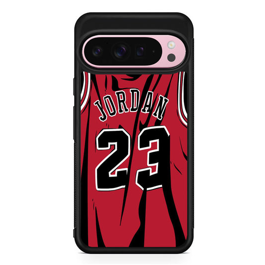 Jordan Red Basket Jersey Google Pixel 9 Pro XL Case | Protective Cover