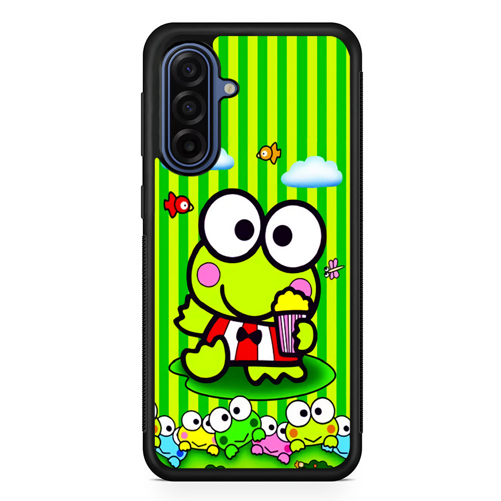 Keroppi Stripe Green Samsung Galaxy A17 Case | Slim Protective Phone Cover
