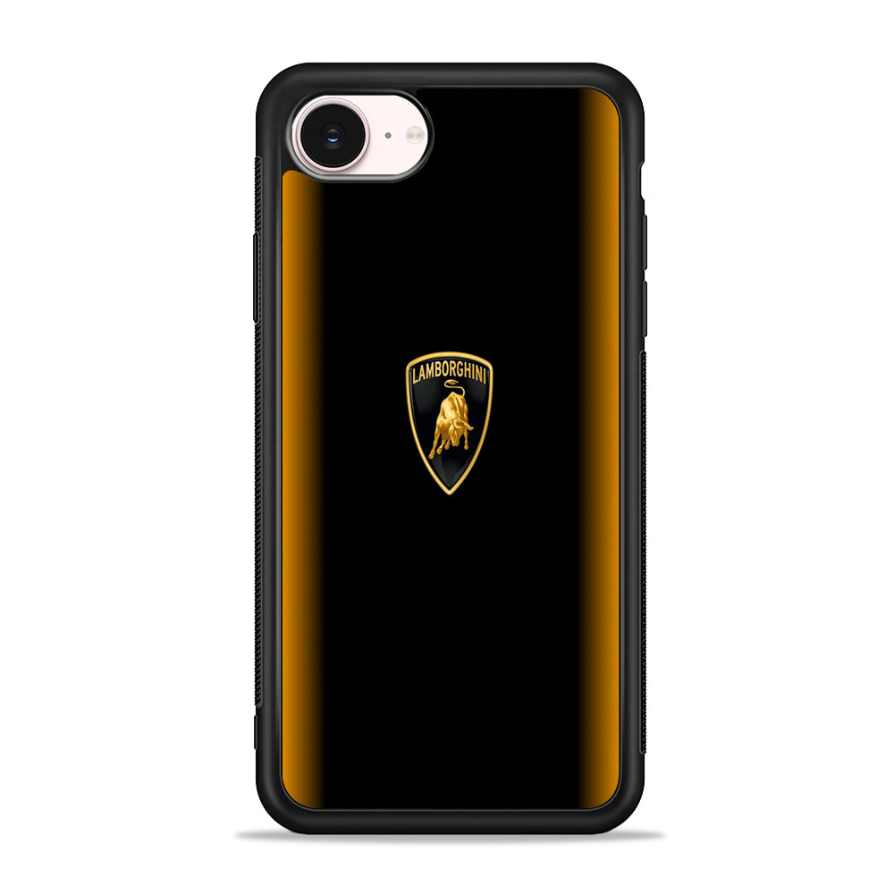 Lamborghini Stripe Gold iPhone 17e Case - Silicone Case