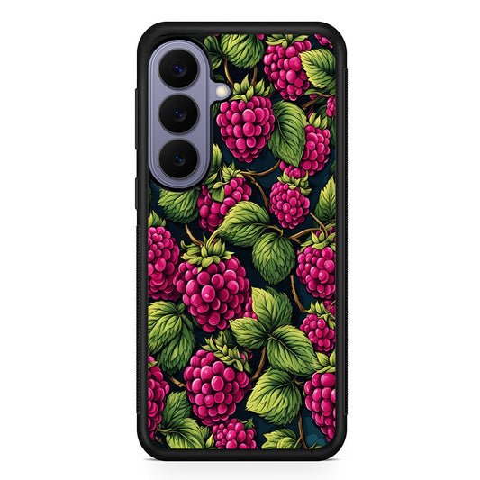 Raspberry Fresh Tropical Fruit Samsung Galaxy S26 Case | Durable Rubber Case for Samsung Galaxy S26