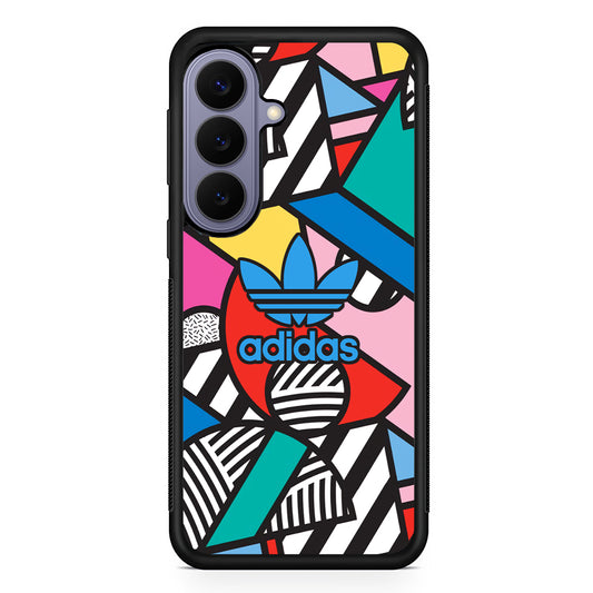 Adidas Collage of Shape Samsung Galaxy S26 Case | Slim Protective Rubber Case for Samsung S26