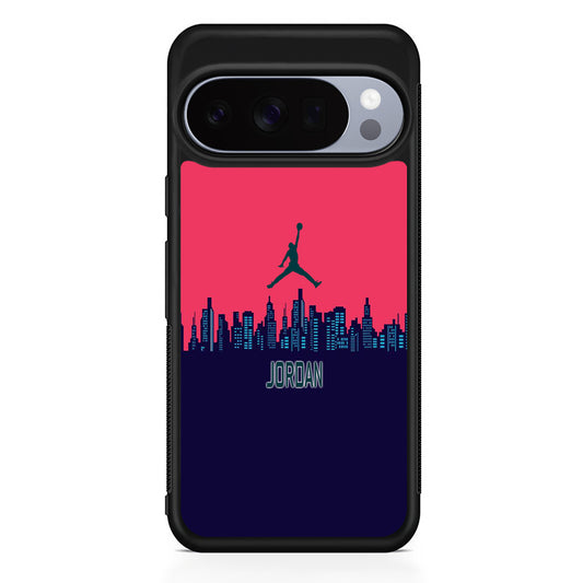 Jordan  Jump City Magenta Google Pixel 10 Pro Case | Slim Google Pixel 10 Pro Rubber Case