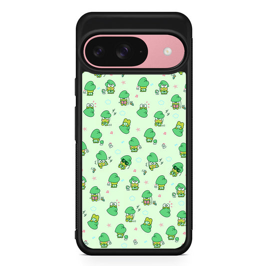 Keroppi Cute Wallpaper Google Pixel 9 Case | Google Pixel 9 Protective Rubber Case