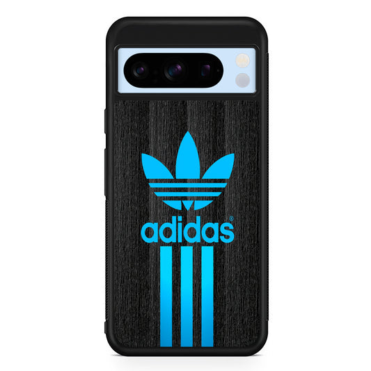 Adidas Glowing Blue Google Pixel 8 Pro Case | Slim Protective Cover