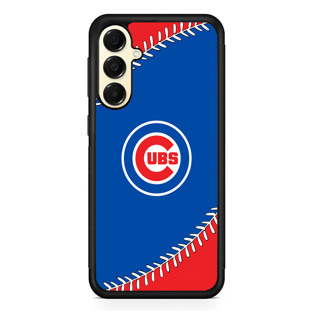 MLB Chicago Cubs Ball Samsung Galaxy A16 Case | Slim Rubber Samsung Galaxy A16 Case