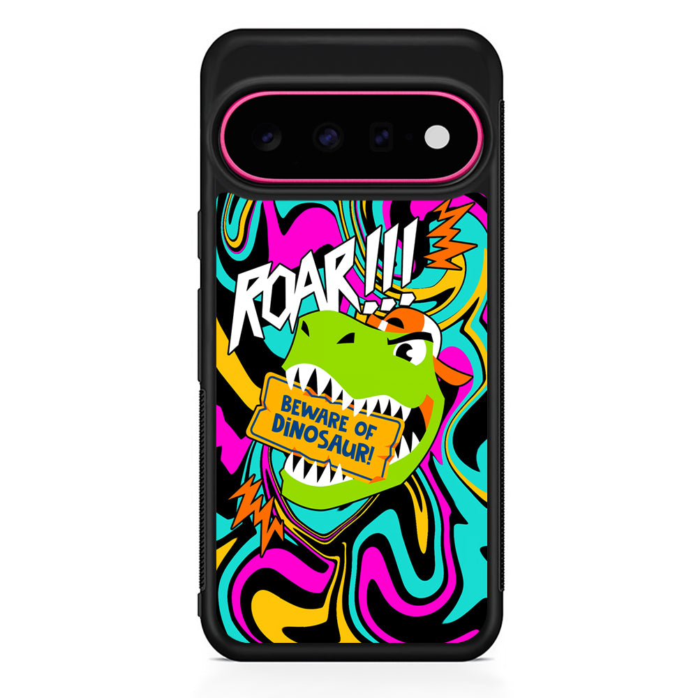 Beware from Dinosaur Roar Google Pixel 11 Case | Slim Shockproof Cover