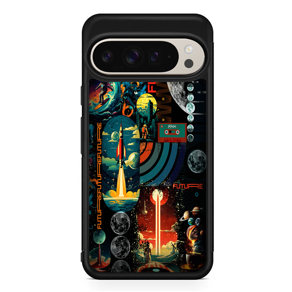 Travel Future Worlds Space Google Pixel 9 Pro Case | Slim Protective Cover