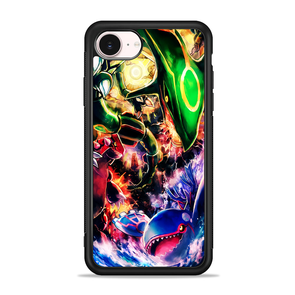 Legendary Pokemon Monsters Trio iPhone 17e Case - Silicone Case