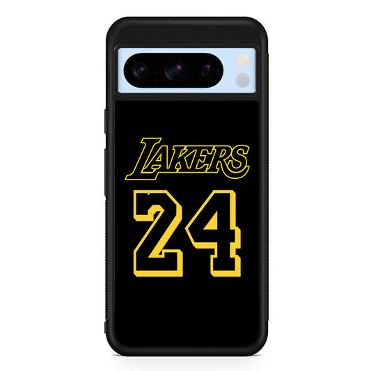 Kobe Bryant Lakers 24 Google Pixel 8 Pro Case | Slim Rubber Case for Google Pixel 8 Pro