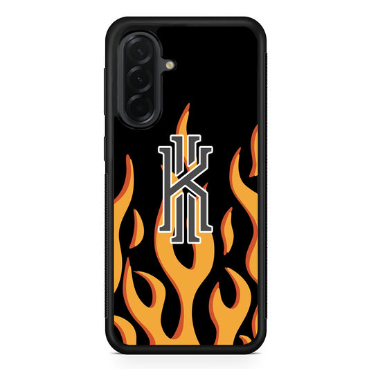 Kyrie Irving Burning Logo Samsung Galaxy A36 Case | Slim Samsung Galaxy A36 Protective Case