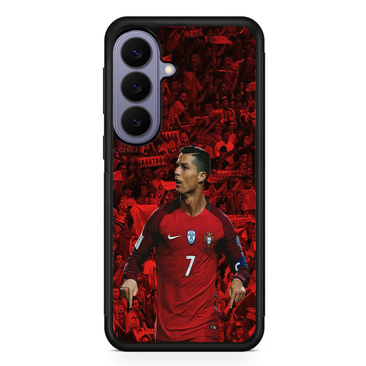 Cristiano Ronaldo Portugal Samsung Galaxy S26 Case | Durable Rubber Case for Samsung Galaxy S26