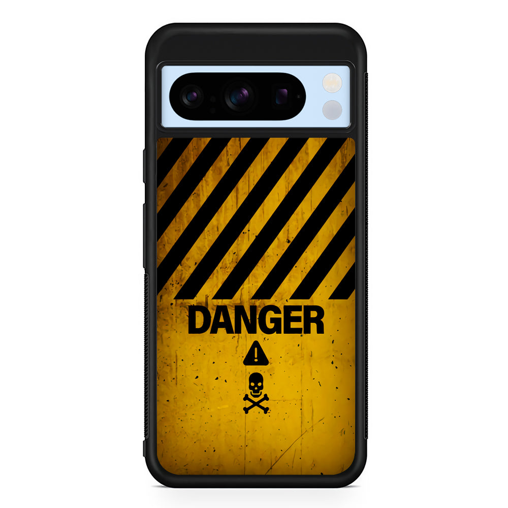 Danger Symbol Google Pixel 8 Pro Case | Slim Rubber Case for Google Pixel 8 Pro