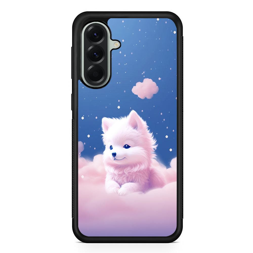 Cute Puppies Dog Dreamy Samsung Galaxy A56 Case | Samsung Galaxy A56 Protective Rubber Case
