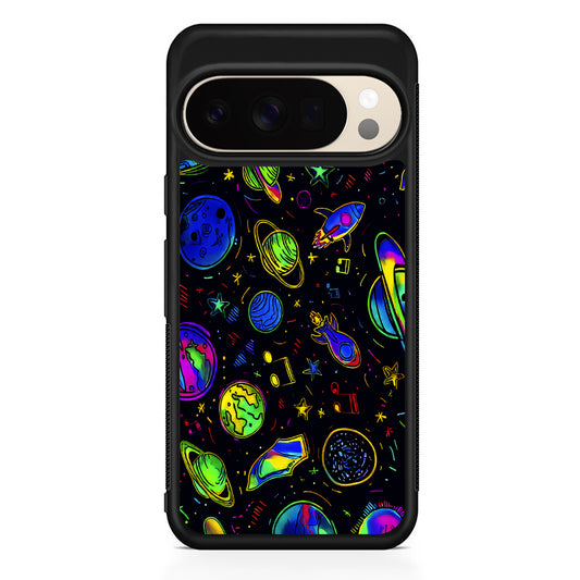 Space Planets and Spaceships Google Pixel 10 Pro XL Case | Slim Google Pixel 10 Pro XL Protective Case