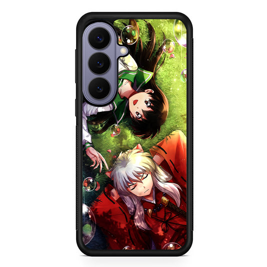 Inuyasha and Kagome Couple Samsung Galaxy S26 Case | Durable Rubber Case for Samsung Galaxy S26