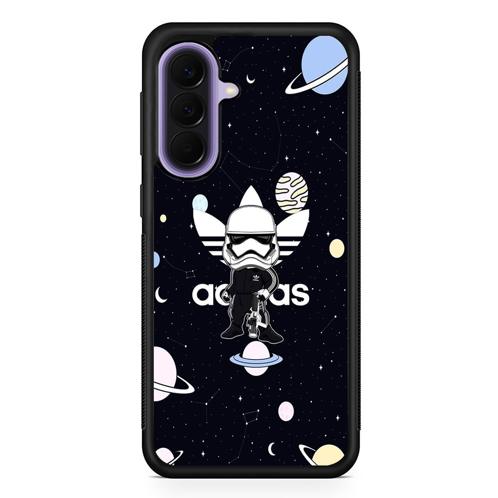 Adidas Stormtrooper Galaxy Samsung Galaxy A57 Case | Slim Samsung Galaxy A57 Rubber Case