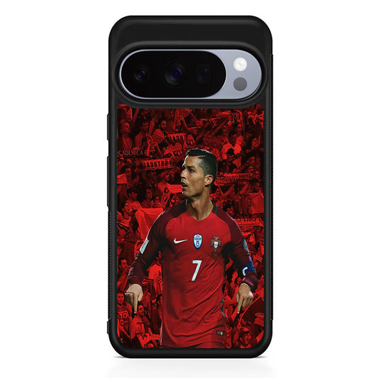 Cristiano Ronaldo Portugal Google Pixel 10 Pro Case | Slim Google Pixel 10 Pro Rubber Case