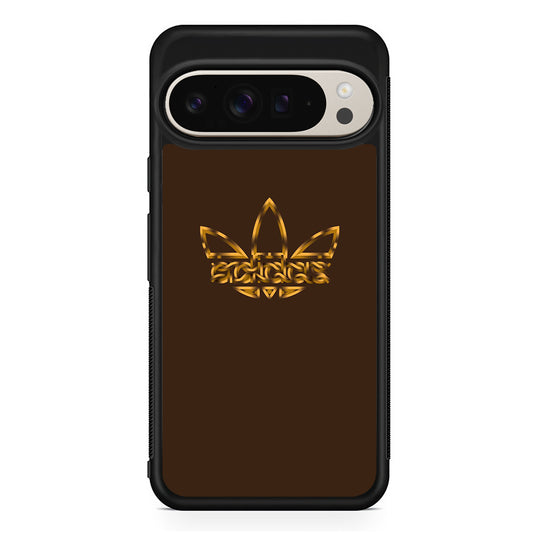 Adidas Royal Gold Chocolate Google Pixel 9 Pro Case | Slim Protective Cover
