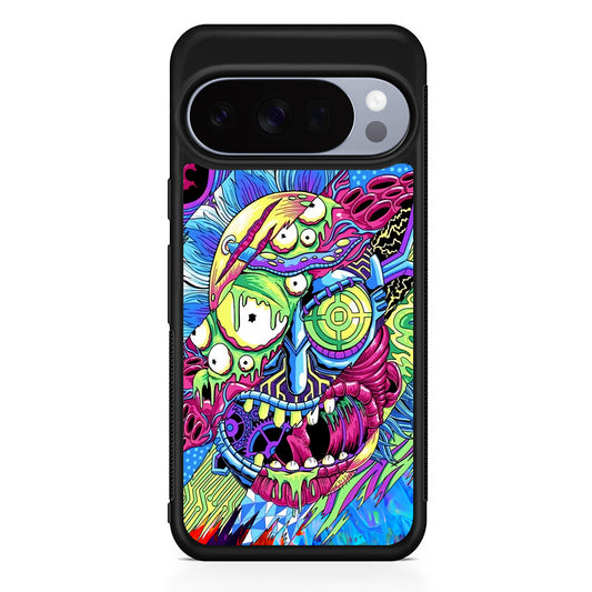 Rick Colour Trippy Google Pixel 10 Pro Case | Slim Google Pixel 10 Pro Rubber Case
