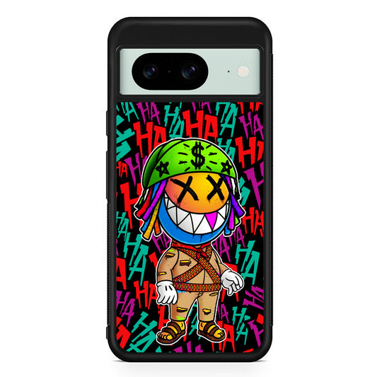 Always Happy Smiling Mask Google Pixel 8 Case | Durable Protective Cover for Google Pixel 8