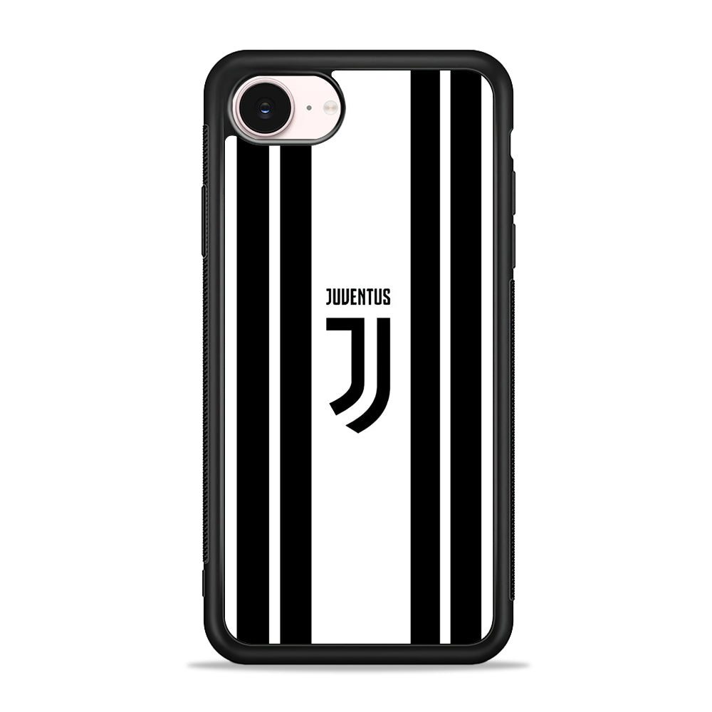 Juventus Black Stripe iPhone 17e Case - Silicone Case