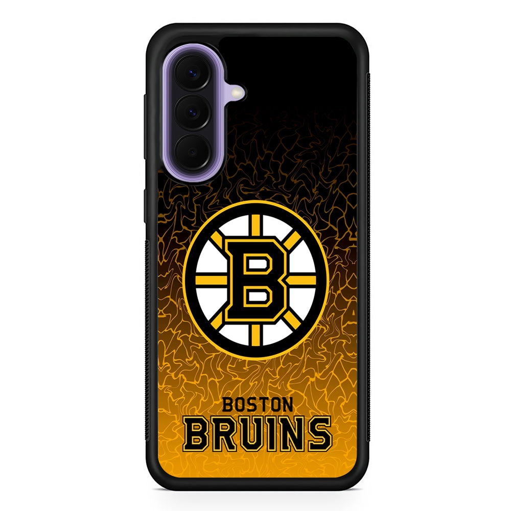 NHL Boston Bruins Team Samsung Galaxy A57 Case | Slim Samsung Galaxy A57 Rubber Case
