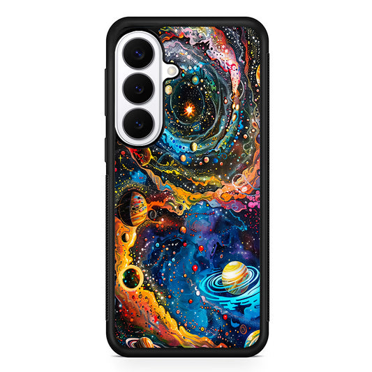 Colorful Galaxy Many Planets Samsung Galaxy S26 Plus Case | Slim Protective Cover for Samsung Galaxy S26 Plus
